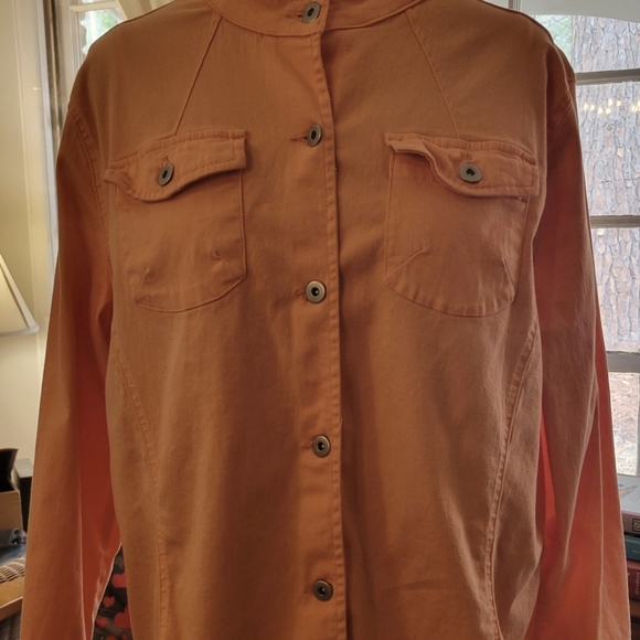 Five Diamonds Stretch Denim Jacket Sz 1X - Picture 1 of 5